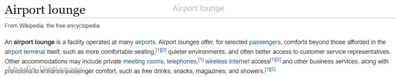 airport lounge